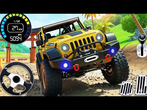 Cargo Jeep Drive Offroad 3D Simulator - Real Luxury SUV 4x4 Hummer Driver - Android GamePlay