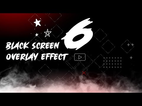 Black screen overlay effect | 06 | Glitch Effect | Smoke Effect | black screen template
