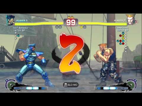 GameOutttt [Guile] vs SGT Botasky [Bison] SSF4 Japanese Online Ranked Matches - TRUE-HD