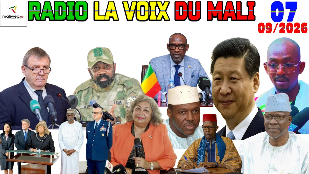 La Revue de Presse de la RADIO LA VOIX DU MALI du 07 Septembre 2026