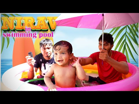Task la Madhu Win Pannitaa!😓 - Nirav playing in Swimming Pool💥😍