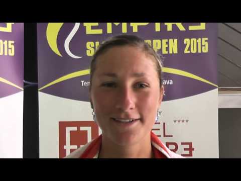 EMPIRE Slovak Open 2015: 2R, Denisa Allertova - Rebecca Sramkova 5-7, 6-3, 6-4