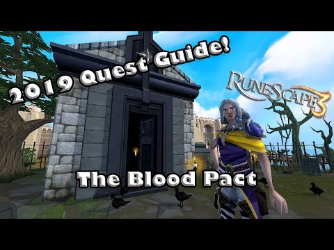 2019 Updated Runescape 3 Quest Guide - The Blood Pact - How to Enter The Lumbridge Catacombs!