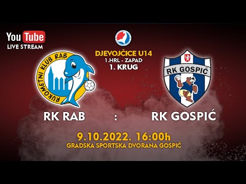 22-23 U14 1. HRL Zapad 1. krug RK Rab - RK Gospić (09.10.2022.)