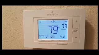 How To Reconnect The Emerson Sensi Smart Thermostat To Your WiFi Router After Losing Wifi Signal