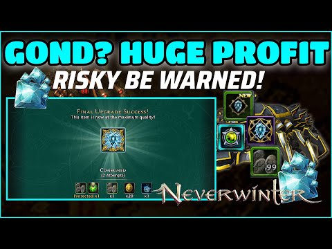 BE WARNED! Making AD with Free Pres Wards! GOND EVENT Mythic Enchants BIG PROFIT - Neverwinter M25