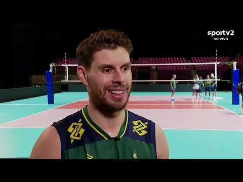 Brasil x Alemanha - Vôlei Masculino - Amistoso preparatório para os Jogos Olímpicos de Paris 2024
