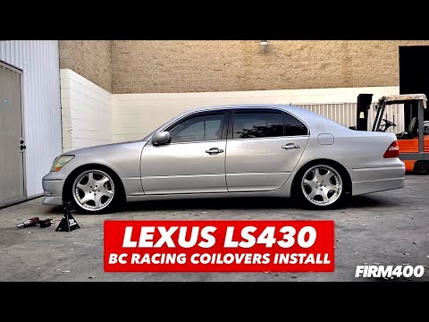 LEXUS LS430 BC RACING COILOVERS INSTALLATION PREVIEW