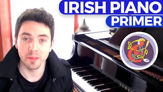 Irish Piano Lesson [The Hole in the Hedge] Melody & Accompaniment