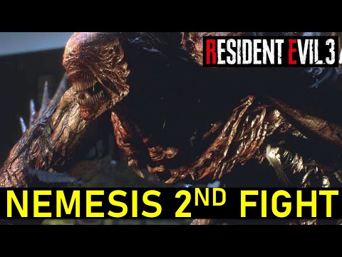 How to Defeat Nemesis in Clock Tower Plaza | Resident Evil 3 Remake (Stage 2 Nemesis Boss Fight)