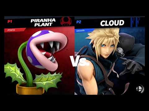 DarkP0tat0 (Pihranna Plant) vs Smooth (Cloud) - Smash Ultimate 7.0.0