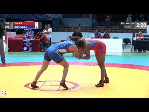 Round 2 WW - 53 kg: L. DUANE (CUB) v. A. HERNADEZ (CUB)