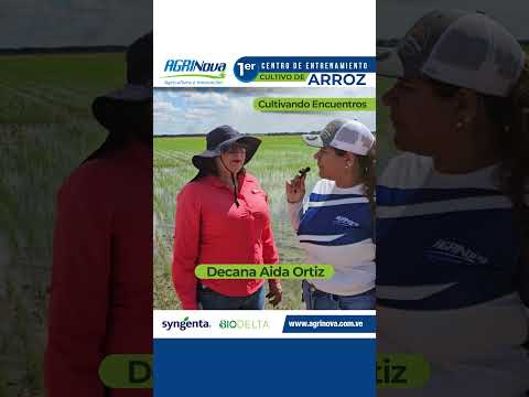 Decana Aida Ortiz presente en una visita guiada CENTRO DE ENTRENAMIENTO DE CULTIVOS DE ARROZ