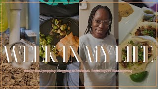 MOM VLOG | Meal Prepping, Pre-Thanksgiving Travel, My Daughter 1st Time Braiding Hair, SAHM LIFE