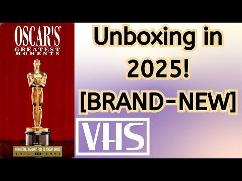 Unboxing Oscar's Greatest Moments on VHS [Brand-New!] (1971-1991)