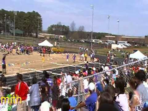 Girls Shuttle Hurdle Relay - Heat 2 - AK Lady Knights lane 1-2