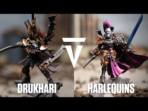 Warhammer 40k Battle Report: Drukhari vs Harlequins