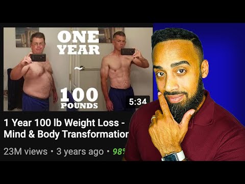 1 year 100 lb Weight Loss Transformation - (My Response)