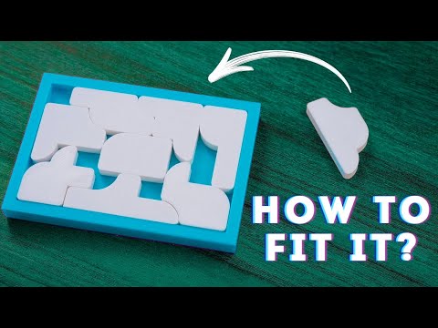 Impossible 3D printed ice puzzle - How to fit the last piece