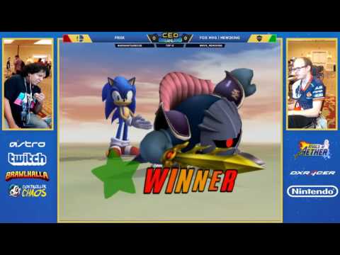 CEO Dreamland Brawl - Frisk (Sonic) vs FOX MVG | Mew2king (MK) - Top 12