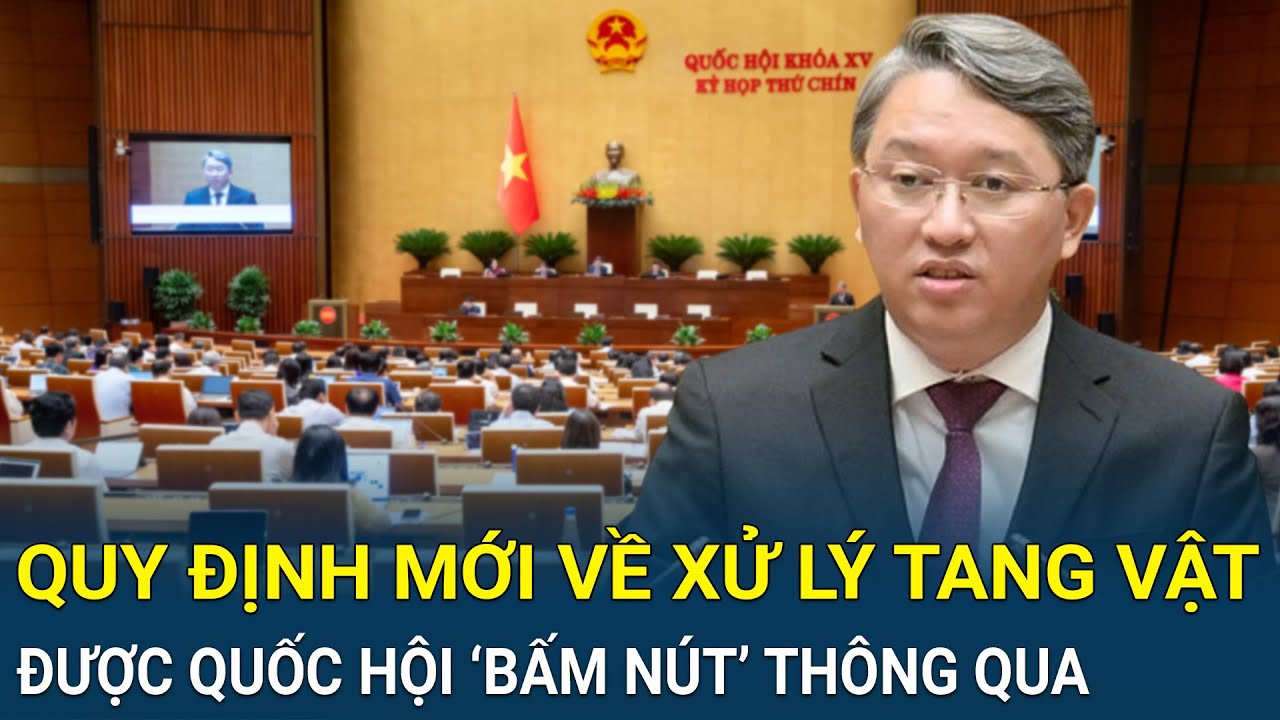 Quy định mới về xử lý tang vật vi phạm chính thức được Quốc hội ‘bấm nút’ thông qua