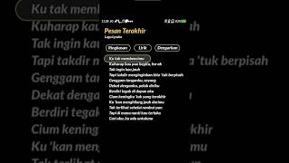 Download lagu Lyodra - pesan terakhir #lirik #lagu #lyodra #pesanterakhir #viral #liriklagu mp3