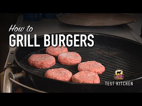 How to Grill Burgers on a Charcoal Grill