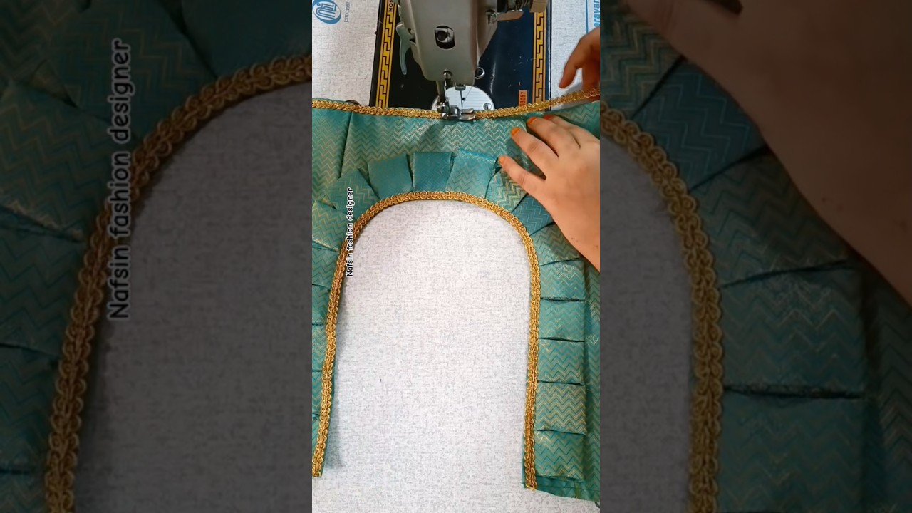 Latest model blouse back design cutting and stitching full tutorial#backdesign #blouse