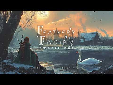 Feathers in Fading Emberlight | Fantasy Celtic Ambience | Relaxing Music [No Ads]