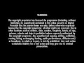 Sony UK Warning Screen 2013 2014