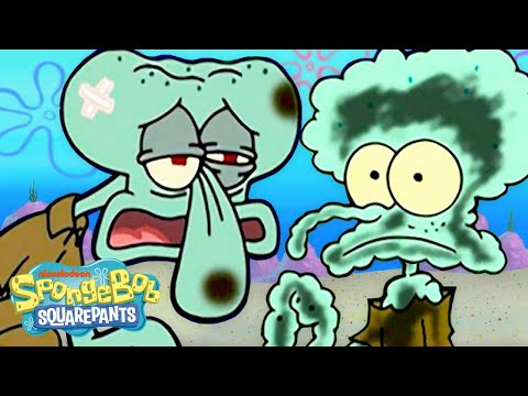 Squidward’s Most PAINFUL Moments Ever! 😫 | @SpongeBobOfficial