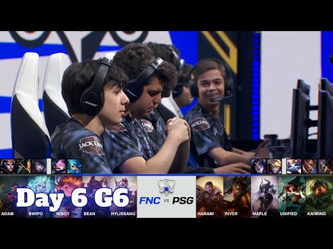 FNC vs PSG | Day 6 Group C S11 LoL Worlds 2021 | Fnatic vs PSG Talon - Groups full game