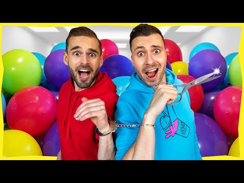 100 MEGA BALLOONS... Just 1 Let's Escape! *Challenge*