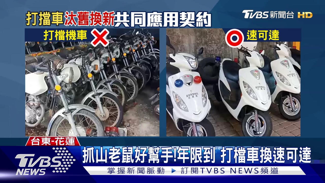 不熟悉!最後打檔警用機車 台東全面淘汰