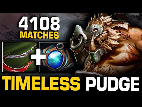 MASTER TIER Timeless Pudge NONSTOP GANK IMBA MAX RANGE HOOKS! | Pudge Official