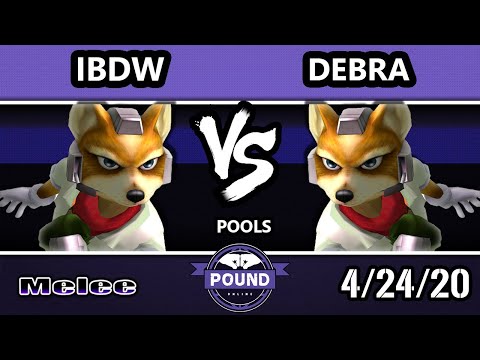 Pound Online 2020 Melee Pools - iBDW (Fox) Vs. Debra (Fox) SSBM Singles