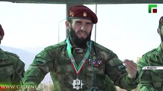 В  расположении батальона «Юг» УФСВНГ РФ по ЧР чествовали новобранцев крапового братства