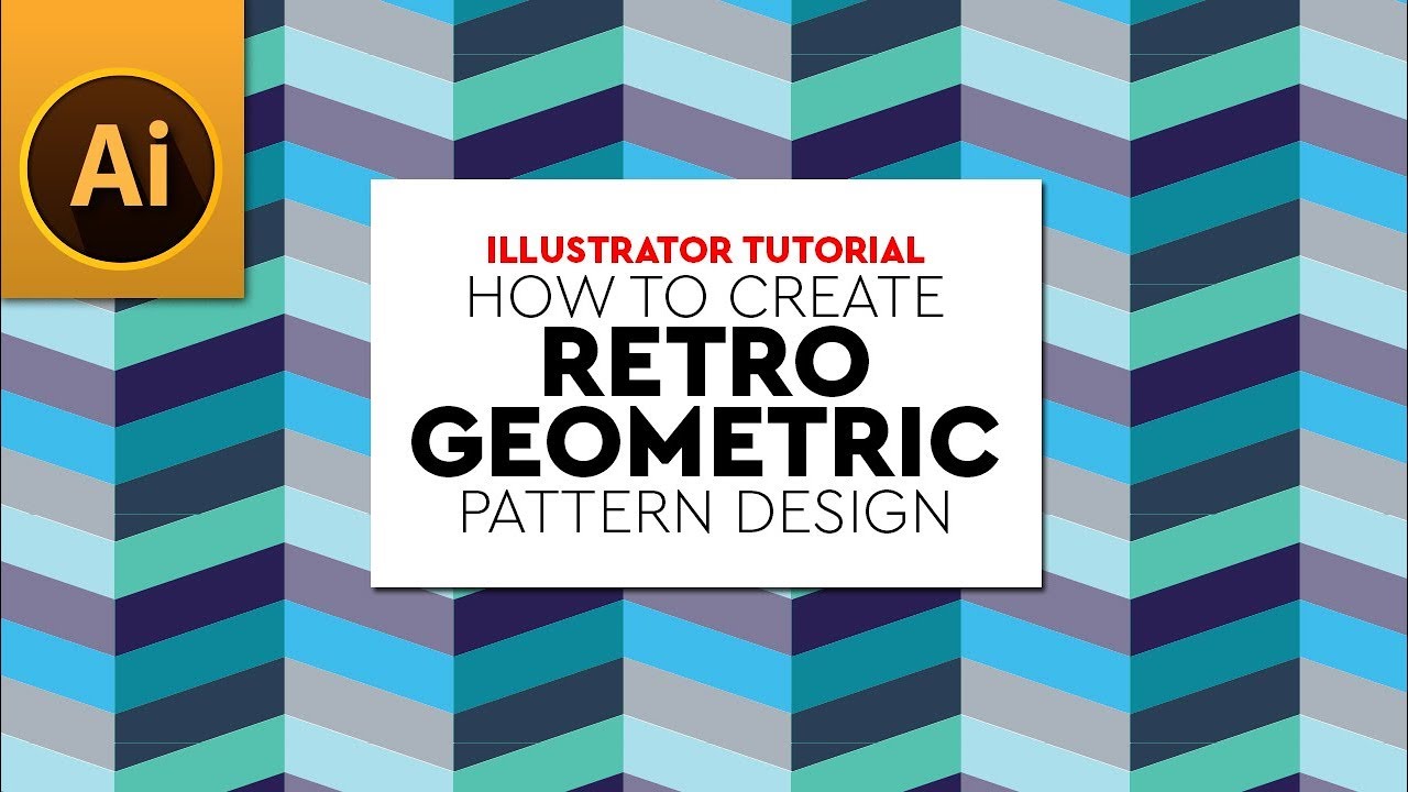 Design Patterns | Tile Patterns | Retro Geometric Patterns | Illustrator Tutorial