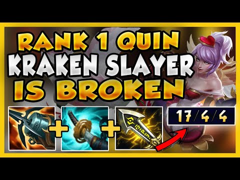 KRAKEN SLAYER MAKES QUINN UNSTOPPABLE IN SEASON 11! THREE SHOT ANYONE - League of Legends