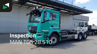 판매 중인 후크리프트 트럭 MAN TGS 28.510 6X2 Meiller RS21 65 Hooklift Lift-Axle Automatic Navi - 이미지 4 | Autoline KR 후크리프트 트럭 MAN TGS 28.510 6X2 Meiller RS21 65 Hooklift Lift-Axle Automatic Navi | 이미지 4 - Autoline