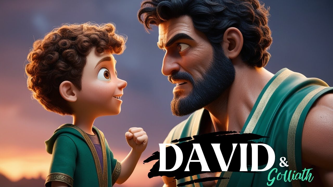 David and Goliath Story | Discover How David Defeated the Giant | Bible Animation | AI Animation