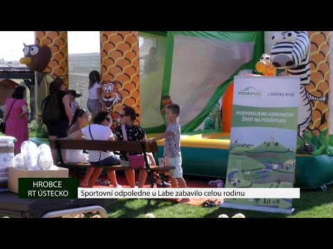 HROBCE: Sportovní odpoledne u Labe zabavilo celou rodinu