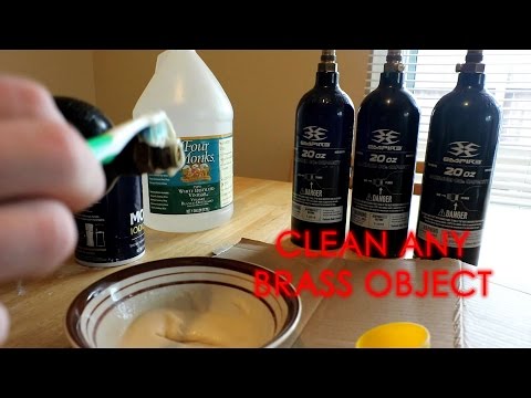Clean Brass with Household Cleaners