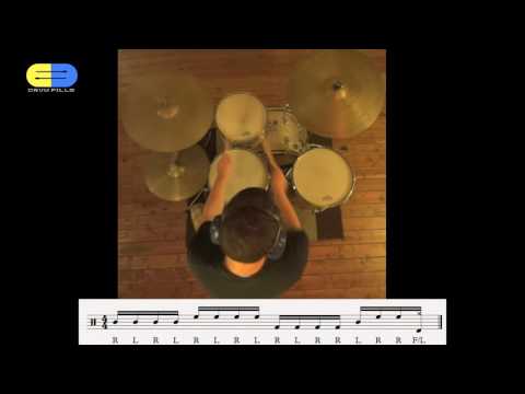 DrumPill #09 - Drum fill RLRL RLRL RLRR LRRL