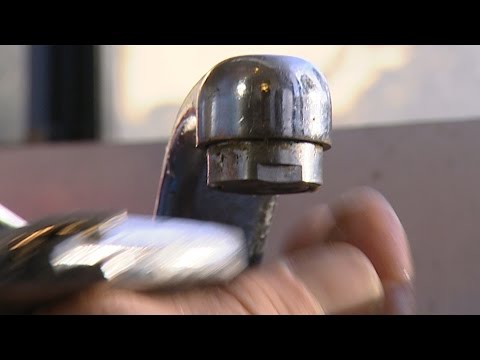 Part of a video titled How to Reduce Water Flow from Taps - YouTube