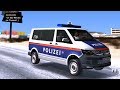 Volkswagen T6 Österreich Polizei para GTA San Andreas vídeo 1