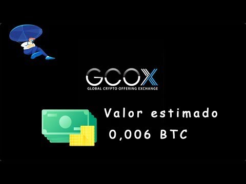 Ganhe 0,006 BTC Grátis no Airdrop da Exchange GCOX ! IMPERDÍVEL.( ~R$259)