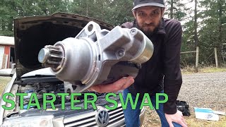 Starter Replacement  MK4 TDI Jetta