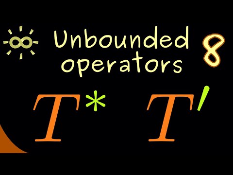 Unbounded Operators - Part 8 - Adjoint Operators [dark version]
