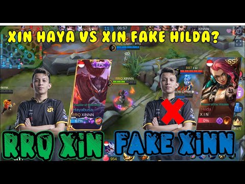 RRQ XIN HAYABUSA VS XIN PALSU HILDA AUTO DIBERI PELAJARAN HILDA PALSUNYA!!!!